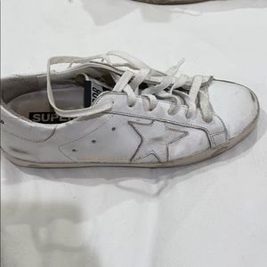 Golden Goose Superstar White Leather Size 8/38